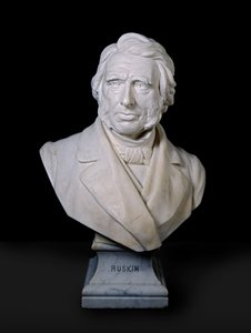 Busto do retrato de John Ruskin, 1881 (mármore)